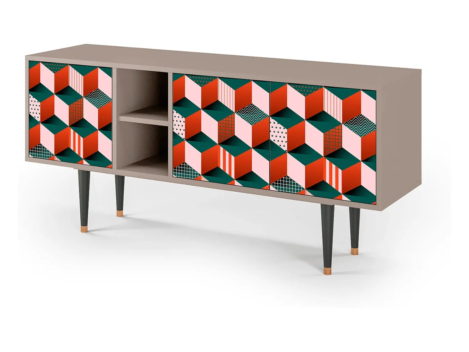 Hot Mueble de TV - 150х69х41 cm - T5 - Pepsi-Cola, Latte Bege