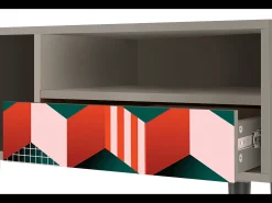 Móvel De Tv| Mueble de TV - 115х59х48 cm - T3 - Pepsi-Cola, Areia Bege