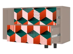 Móvel De Tv| Mueble de TV - 170х69х48 cm - T1 - Pepsi-Cola, Latte Bege