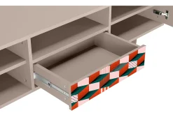 Mueble de TV - 170х59х41 cm - T6 - Pepsi-Cola, Latte Bege