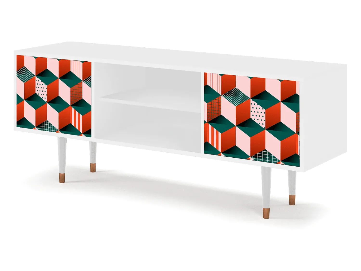 Mueble de TV - 170х69х48 cm - T2 - Pepsi-Cola, Branco^ Móvel De Tv