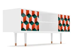 Mueble de TV - 170х69х48 cm - T2 - Pepsi-Cola, Branco^ Móvel De Tv