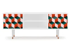 Mueble de TV - 170х69х48 cm - T2 - Pepsi-Cola, Branco^ Móvel De Tv