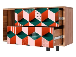 Outlet Mueble de TV - 170х69х48 cm - T1 - Pepsi-Cola, Nogueira Castanho