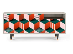 Sale Mueble de TV - 125х56х41 cm - T7 - Pepsi-Cola, Areia Bege