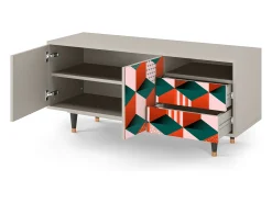 Sale Mueble de TV - 125х56х41 cm - T7 - Pepsi-Cola, Areia Bege