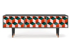Móvel De Tv* Mueble de TV - 170х59х48 cm - T4 - Pepsi-Cola, Antracite Cinza antracite