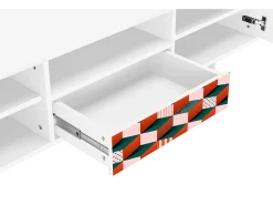 Online Mueble de TV - 170х59х41 cm - T6 - Pepsi-Cola, Branco Bege