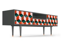Clearance Mueble de TV - 170х59х41 cm - T6 - Pepsi-Cola, Antracite Cinza antracite