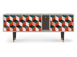 Móvel De Tv| Mueble de TV - 170х69х48 cm - T1 - Pepsi-Cola, Areia Bege