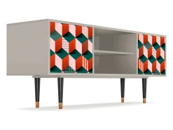 Móvel De Tv* Mueble de TV - 170х69х48 cm - T2 - Pepsi-Cola, Areia Bege