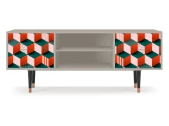 Móvel De Tv* Mueble de TV - 170х69х48 cm - T2 - Pepsi-Cola, Areia Bege