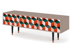 Discount Mueble de TV - 170х59х48 cm - T4 - Pepsi-Cola, Latte Bege