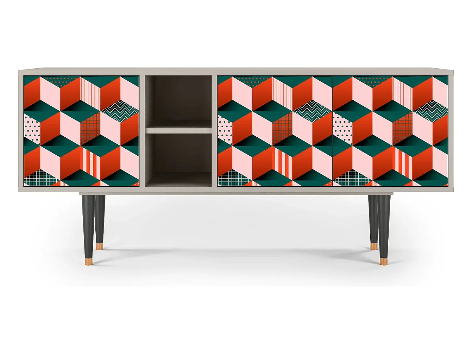 Online Mueble de TV - 150х69х41 cm - T5 - Pepsi-Cola, Areia Bege