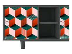 Mueble de TV - 150х69х41 cm - T5 - Pepsi-Cola, Antracite^ Móvel De Tv