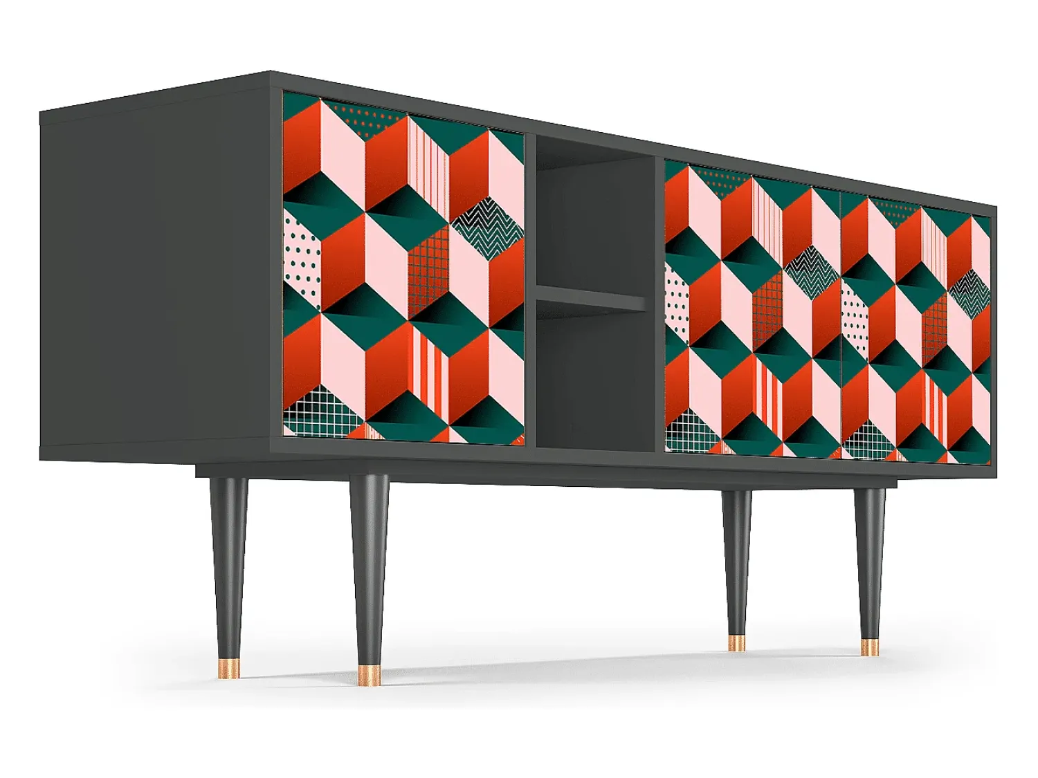 Mueble de TV - 150х69х41 cm - T5 - Pepsi-Cola, Antracite^ Móvel De Tv