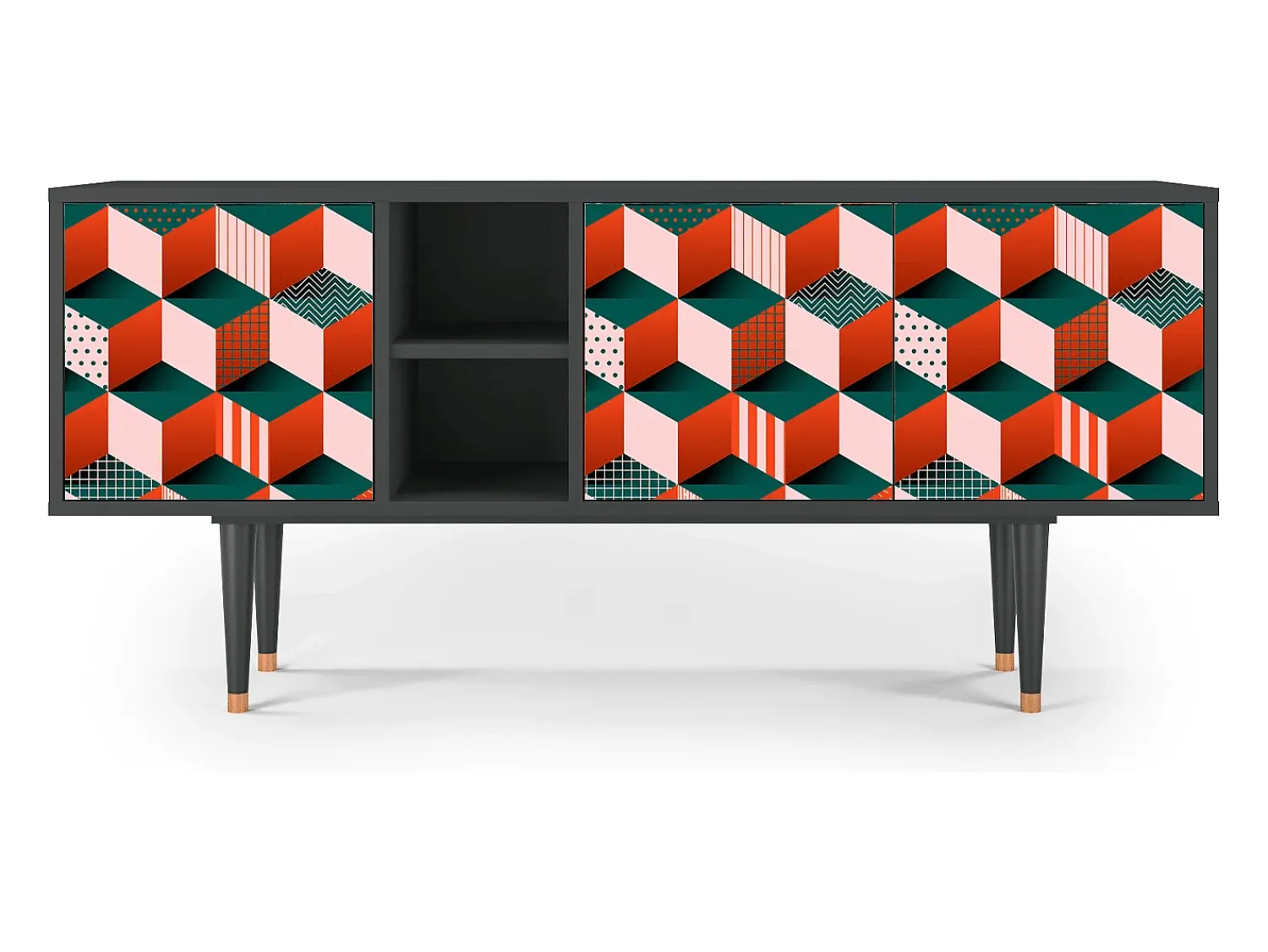 Mueble de TV - 150х69х41 cm - T5 - Pepsi-Cola, Antracite^ Móvel De Tv
