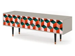 Móvel De Tv| Mueble de TV - 170х59х48 cm - T4 - Pepsi-Cola, Areia Bege