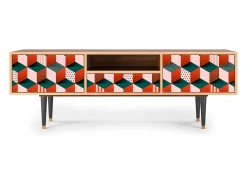 Mueble de TV - 170х59х41 cm - T6 - Pepsi-Cola, Nogueira^ Móvel De Tv