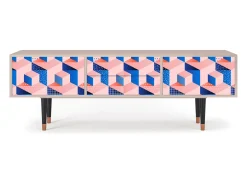 Mueble de TV - 170х59х48 cm - T4 - Pinky Squares, Latte^ Móvel De Tv