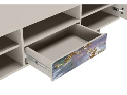 New Mueble de TV - 170х59х41 cm - T6 - Planet Earth, Areia Bege