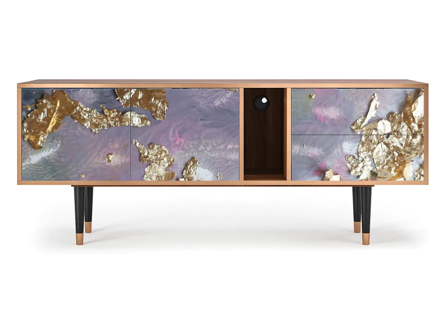 Mueble de TV - 170х69х48 cm - T1 - Planet Earth, Nogueira^ Móvel De Tv