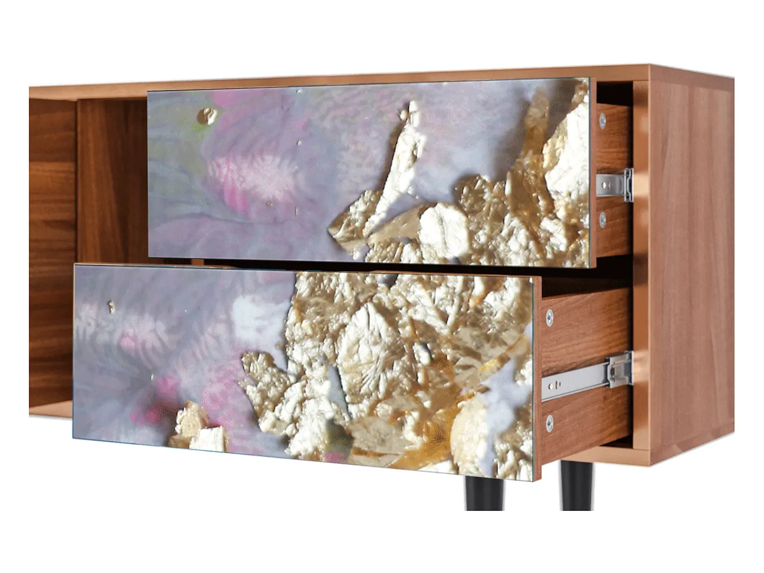 Mueble de TV - 170х69х48 cm - T1 - Planet Earth, Nogueira^ Móvel De Tv