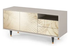 Móvel De Tv| Mueble de TV - 125х56х41 cm - T7 - Plant of the Dessert, Areia Bege