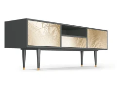 Outlet Mueble de TV - 170х59х41 cm - T6 - Plant of the Dessert, Antracite Cinza antracite