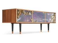 Móvel De Tv* Mueble de TV - 170х59х48 cm - T4 - Planet Earth, Nogueira Castanho