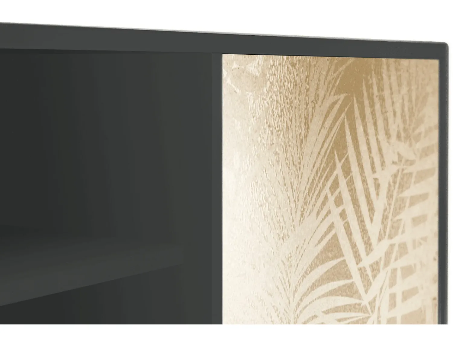New Mueble de TV - 170х69х48 cm - T2 - Plant of the Dessert, Antracite Cinza antracite