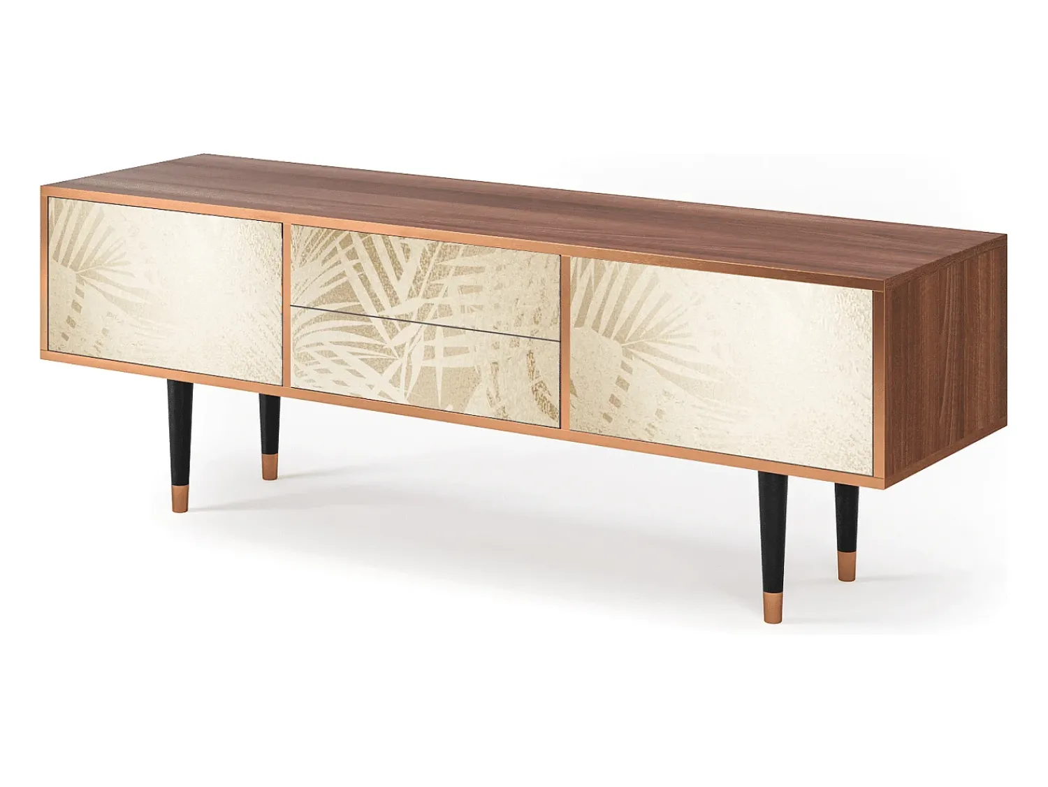Mueble de TV - 170х59х48 cm - T4 - Plant of the Dessert, Nogueira^ Móvel De Tv