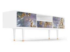 Best Mueble de TV - 170х59х41 cm - T6 - Planet Earth, Branco Bege