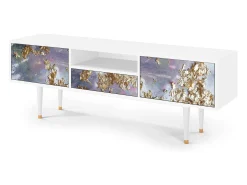 Best Mueble de TV - 170х59х41 cm - T6 - Planet Earth, Branco Bege