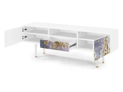 Best Mueble de TV - 170х59х41 cm - T6 - Planet Earth, Branco Bege