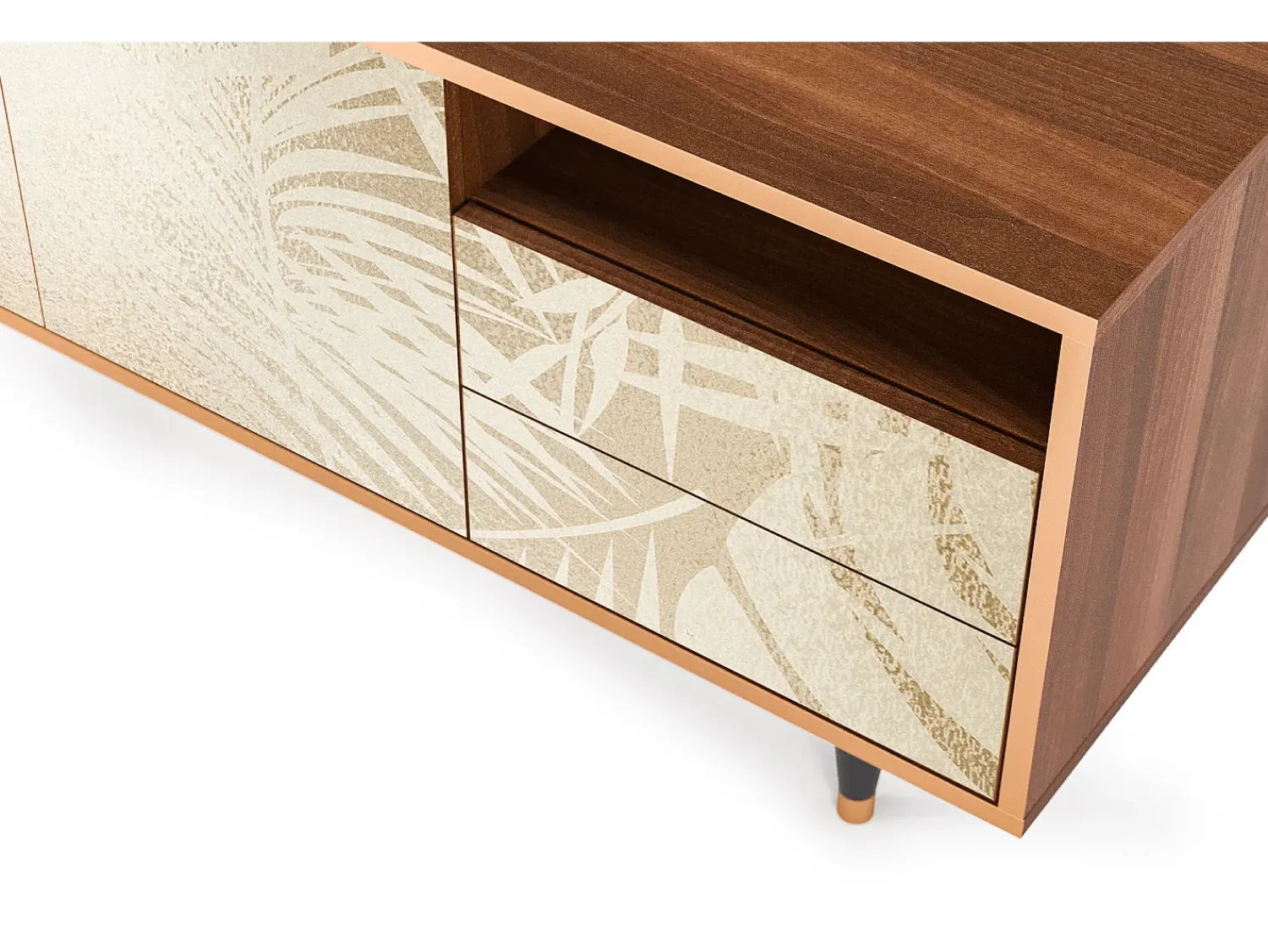 Mueble de TV - 125х56х41 cm - T7 - Plant of the Dessert, Nogueira^ Móvel De Tv