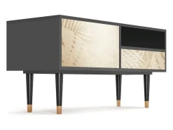 Clearance Mueble de TV - 115х59х48 cm - T3 - Plant of the Dessert, Antracite Cinza antracite