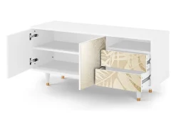 Mueble de TV - 125х56х41 cm - T7 - Plant of the Dessert, Branco^ Móvel De Tv