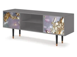Móvel De Tv* Mueble de TV - 170х69х48 cm - T2 - Planet Earth, Cinza Cinzento
