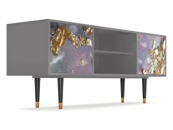 Móvel De Tv* Mueble de TV - 170х69х48 cm - T2 - Planet Earth, Cinza Cinzento