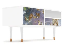 Móvel De Tv* Mueble de TV - 115х59х48 cm - T3 - Planet Earth, Branco Bege