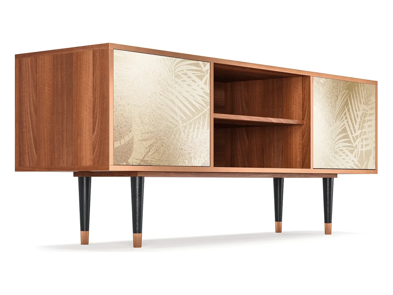 Mueble de TV - 170х69х48 cm - T2 - Plant of the Dessert, Nogueira^ Móvel De Tv