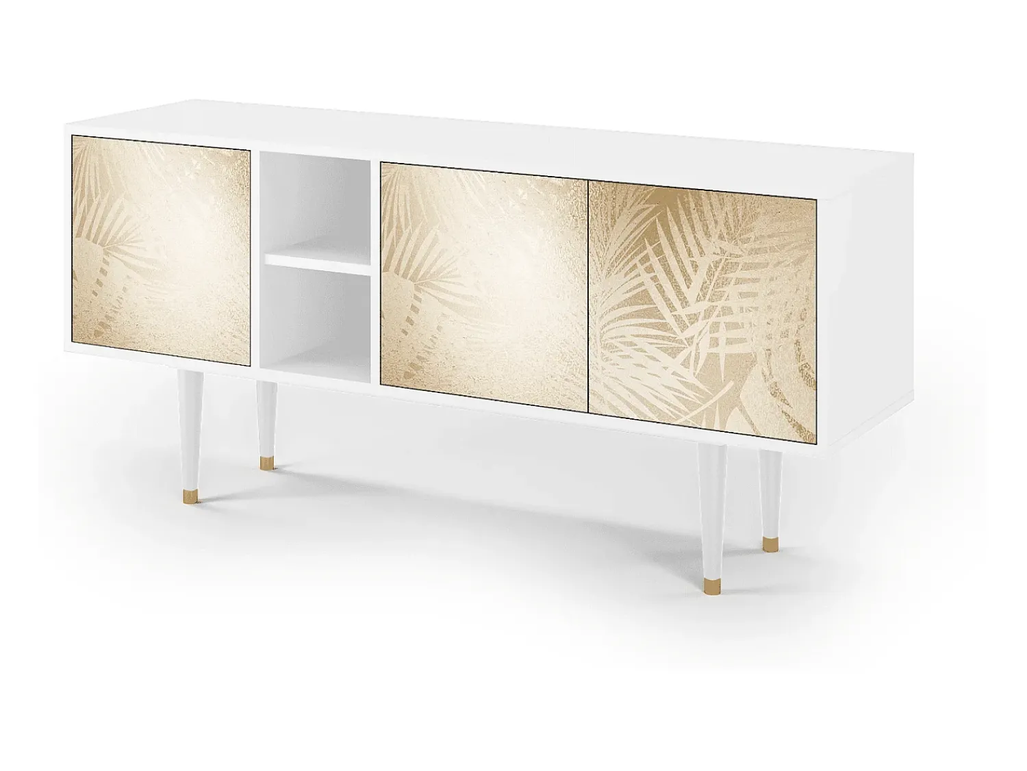 Mueble de TV - 150х69х41 cm - T5 - Plant of the Dessert, Branco^ Móvel De Tv