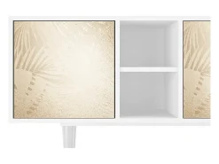 Mueble de TV - 150х69х41 cm - T5 - Plant of the Dessert, Branco^ Móvel De Tv
