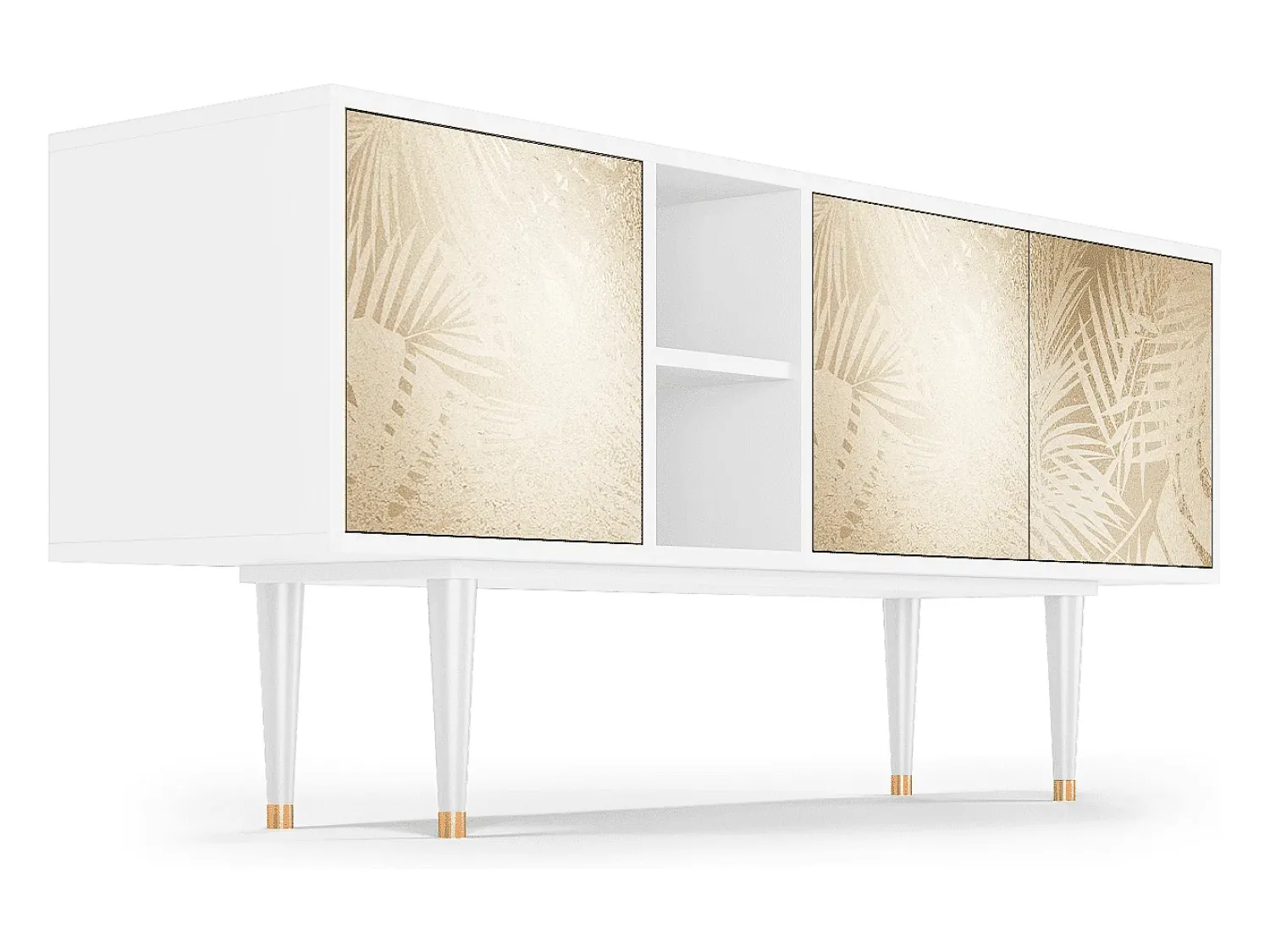 Mueble de TV - 150х69х41 cm - T5 - Plant of the Dessert, Branco^ Móvel De Tv