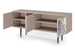 Móvel De Tv| Mueble de TV - 150х69х41 cm - T5 - Planet Earth, Latte Bege