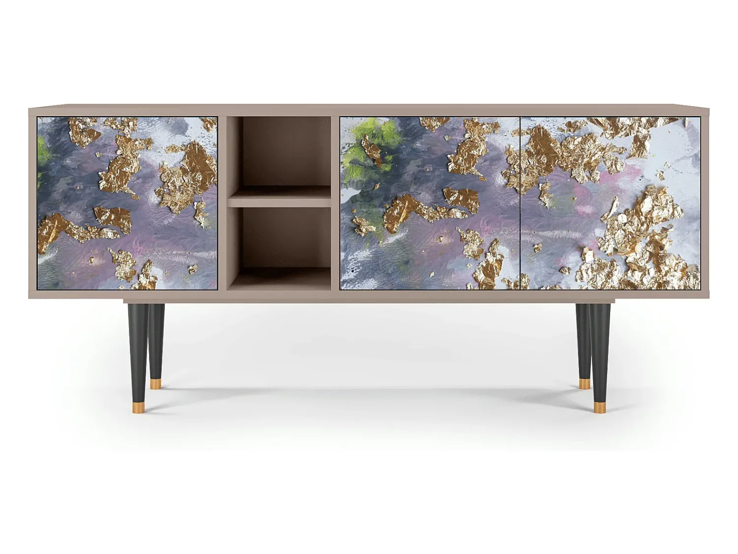 Móvel De Tv| Mueble de TV - 150х69х41 cm - T5 - Planet Earth, Latte Bege