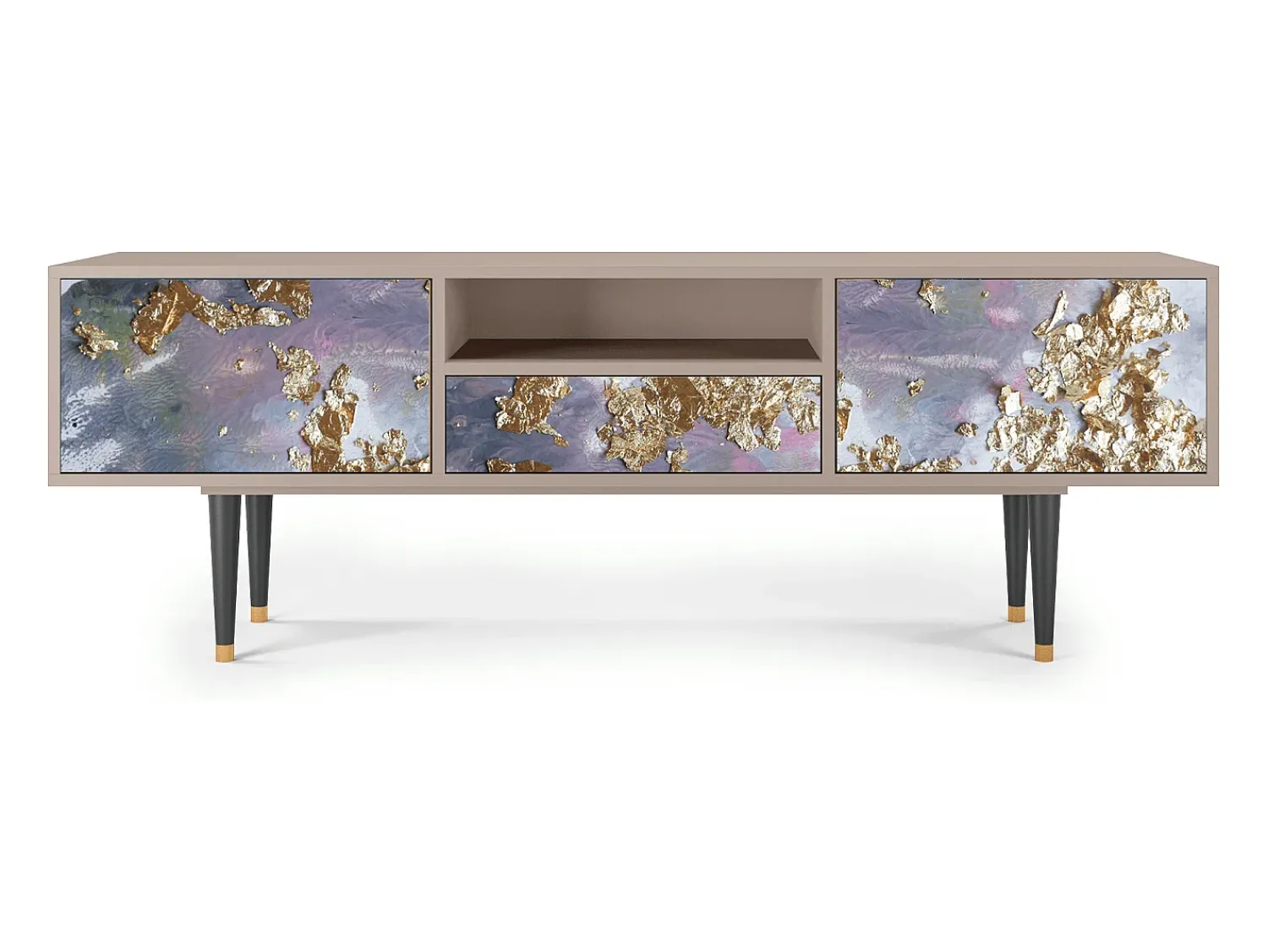 Clearance Mueble de TV - 170х59х41 cm - T6 - Planet Earth, Latte Bege