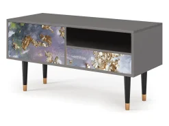 Mueble de TV - 115х59х48 cm - T3 - Planet Earth, Cinza^ Móvel De Tv