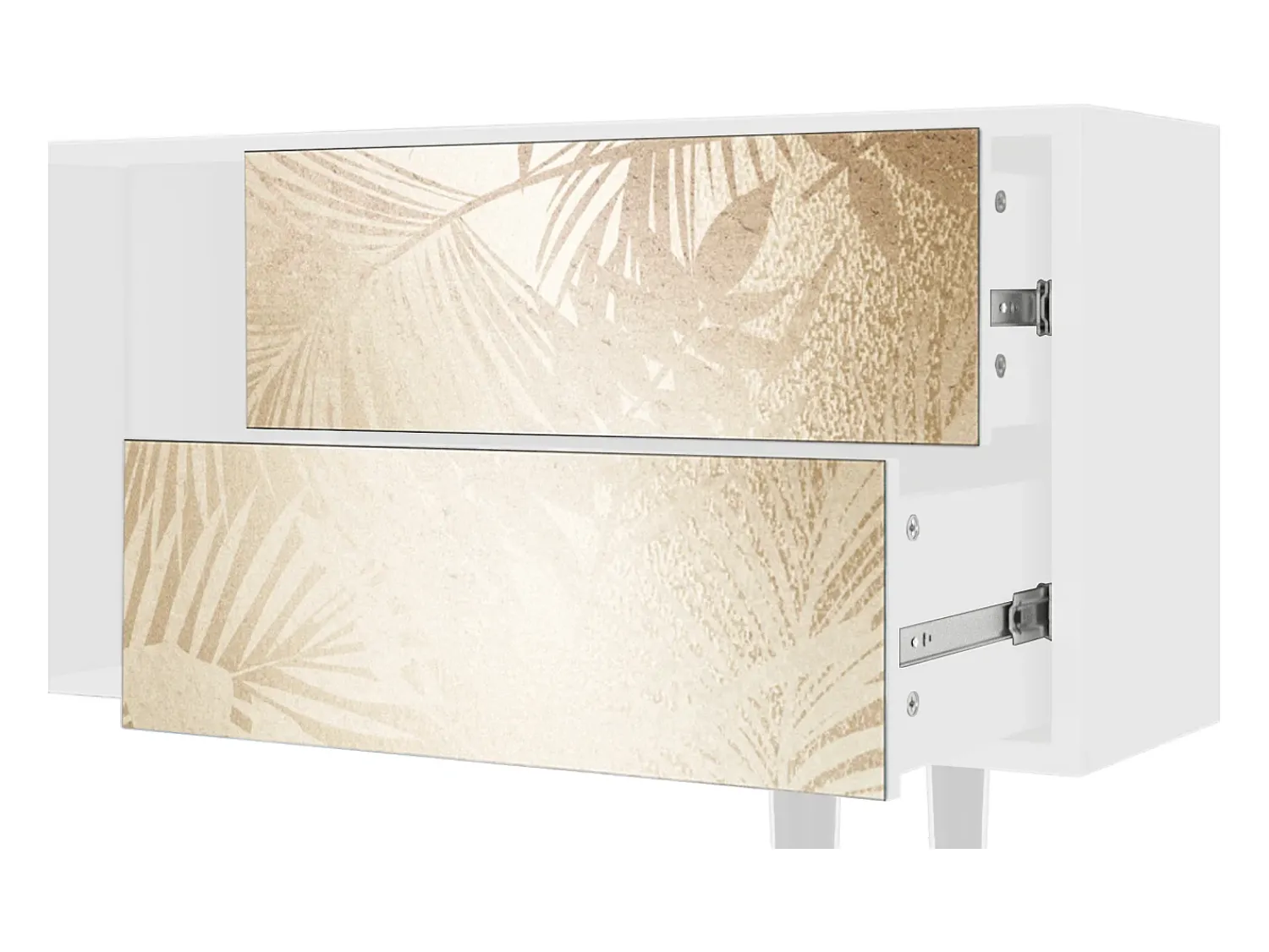 Online Mueble de TV - 170х69х48 cm - T1 - Plant of the Dessert, Branco Bege
